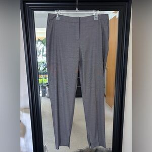 LAFAYETTE 148 New York Waldorf Wool Blend Gray Business Casual Pants